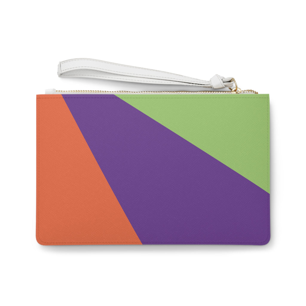 Retro Colorblock Clutch Bag | 80s & 90s Inspired