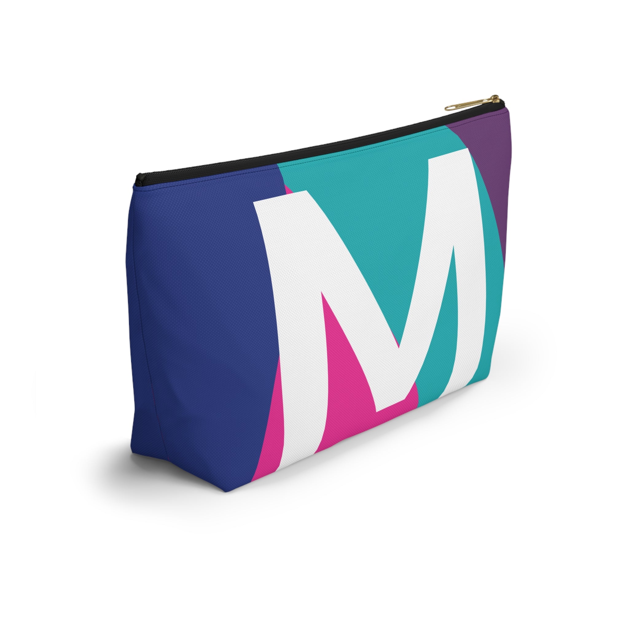 Colorblock Accessory Pouch — Monogram M T-Bottom Cosmetic Bag