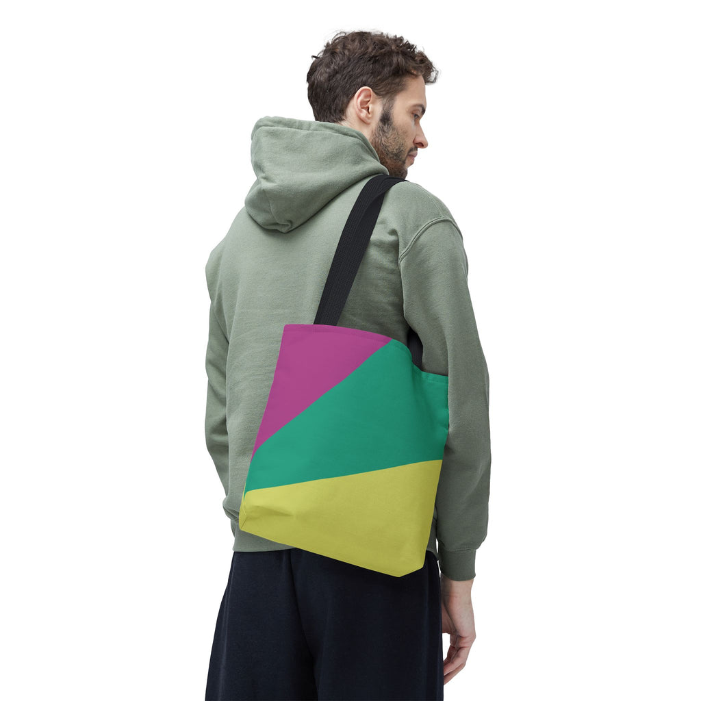 Colorblock Tote Bag
