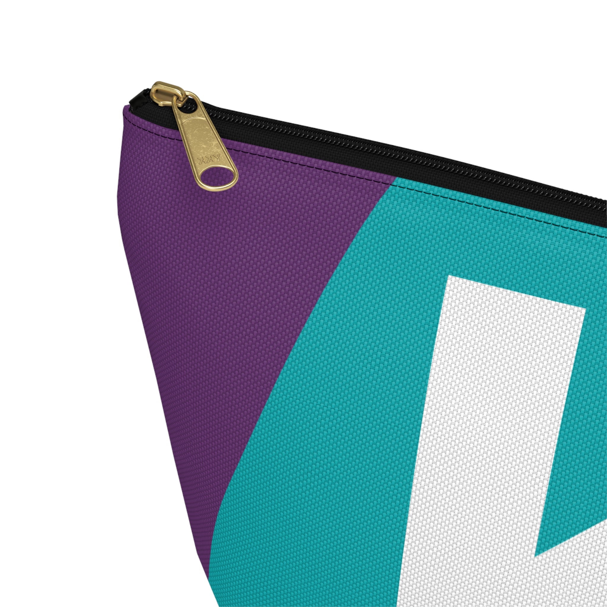 Colorblock Accessory Pouch — Monogram K T-Bottom Cosmetic Bag