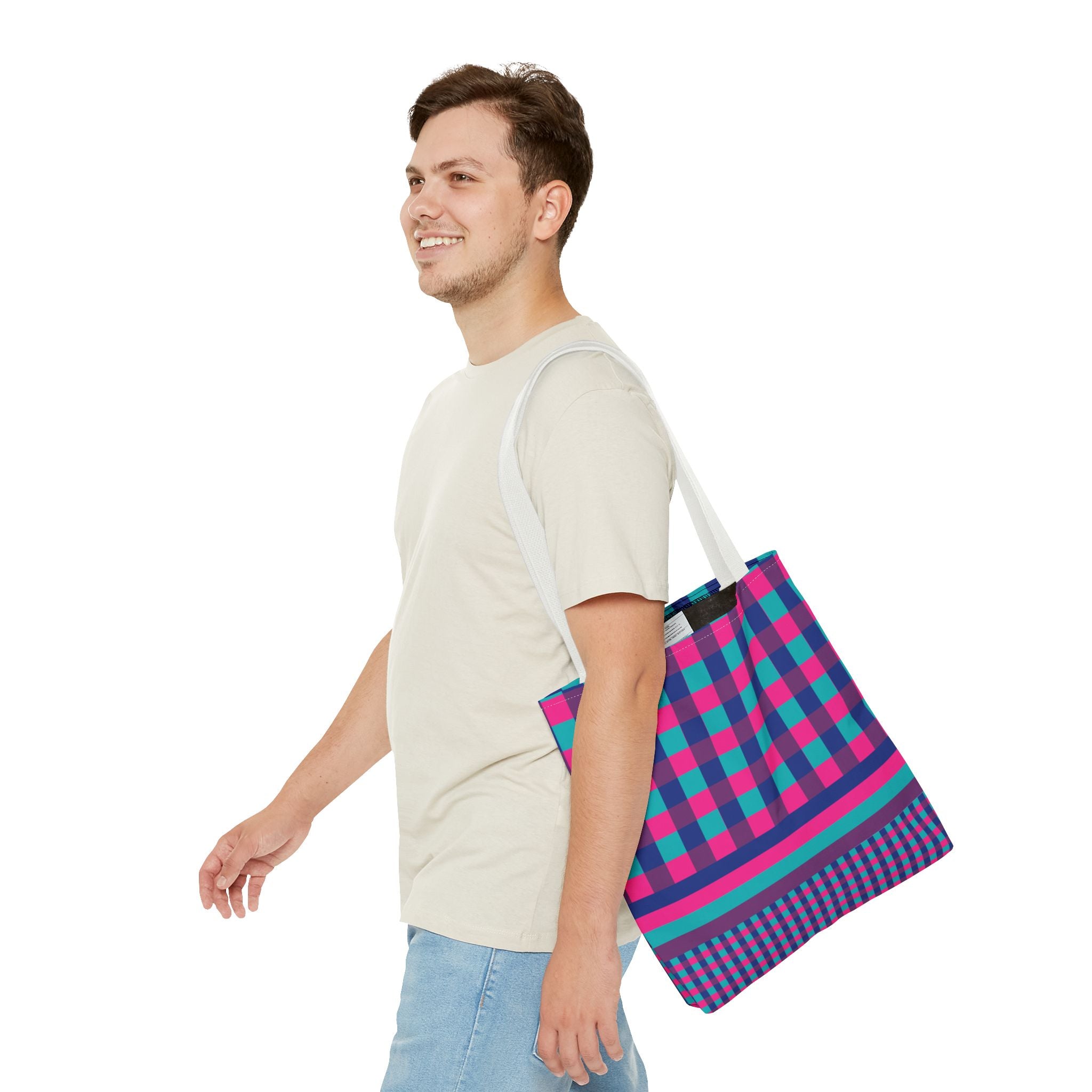 Colorblock Tote Bag