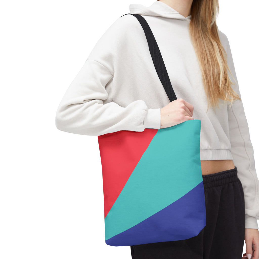 Colorblock Tote Bag