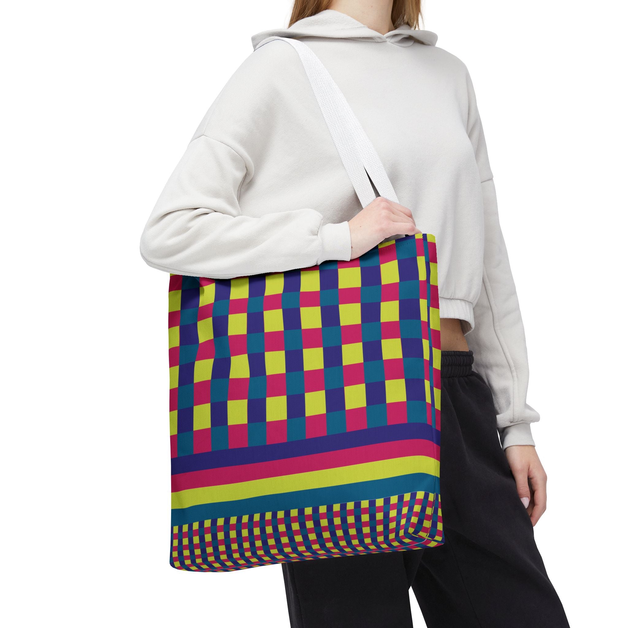 Colorblock Tote Bag