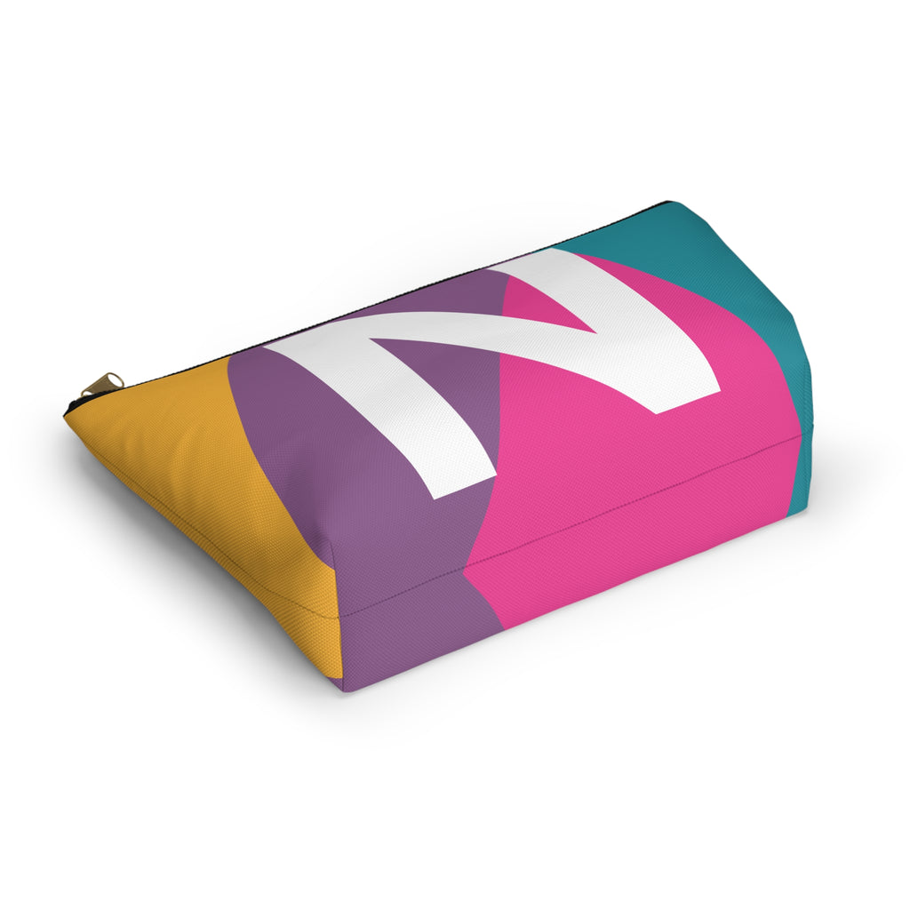Colorblock Accessory Pouch — Monogram N T-Bottom Cosmetic Bag