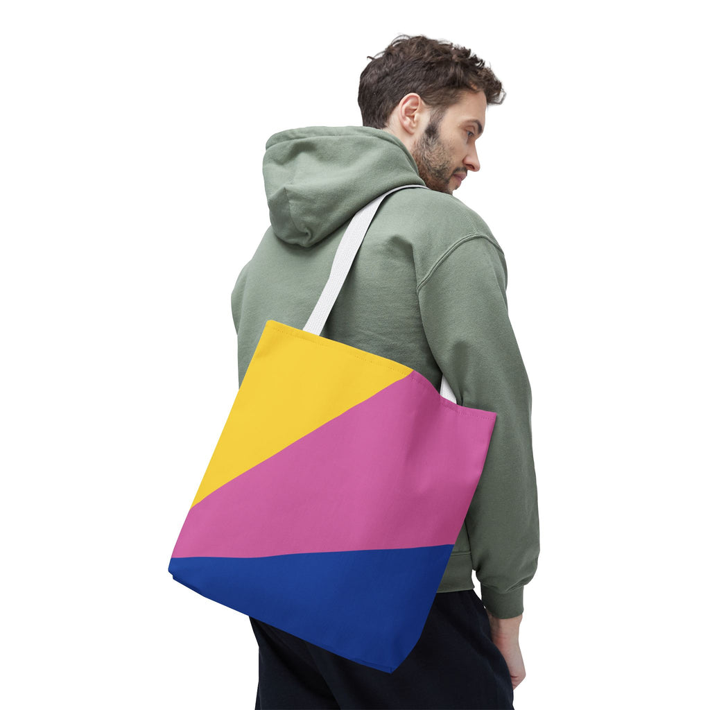 Colorblock Tote Bag