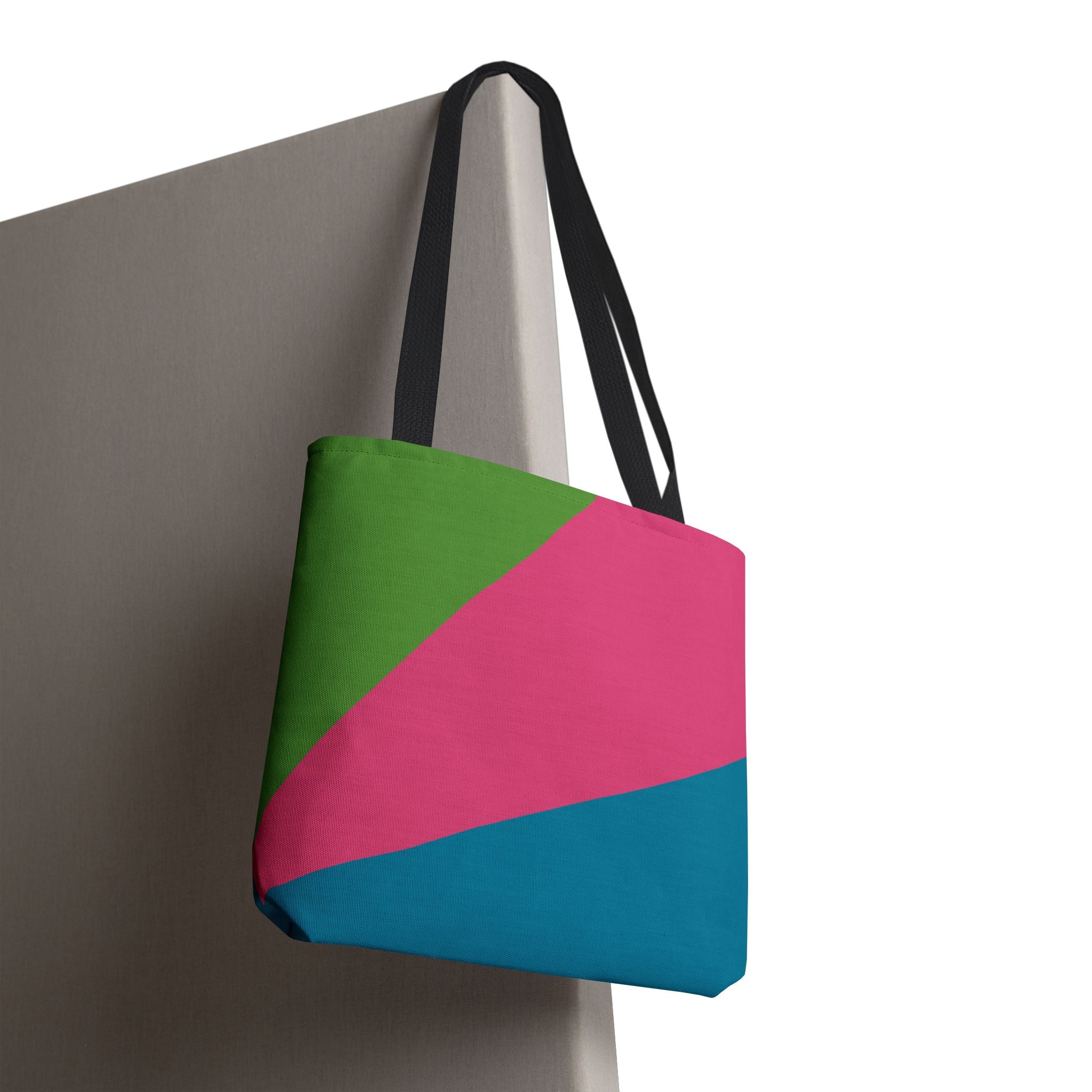 Colorblock Tote Bag