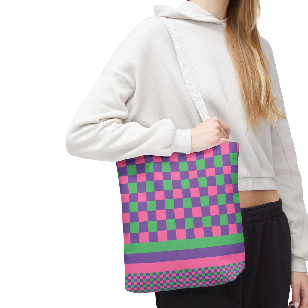 Colorblock Tote Bag