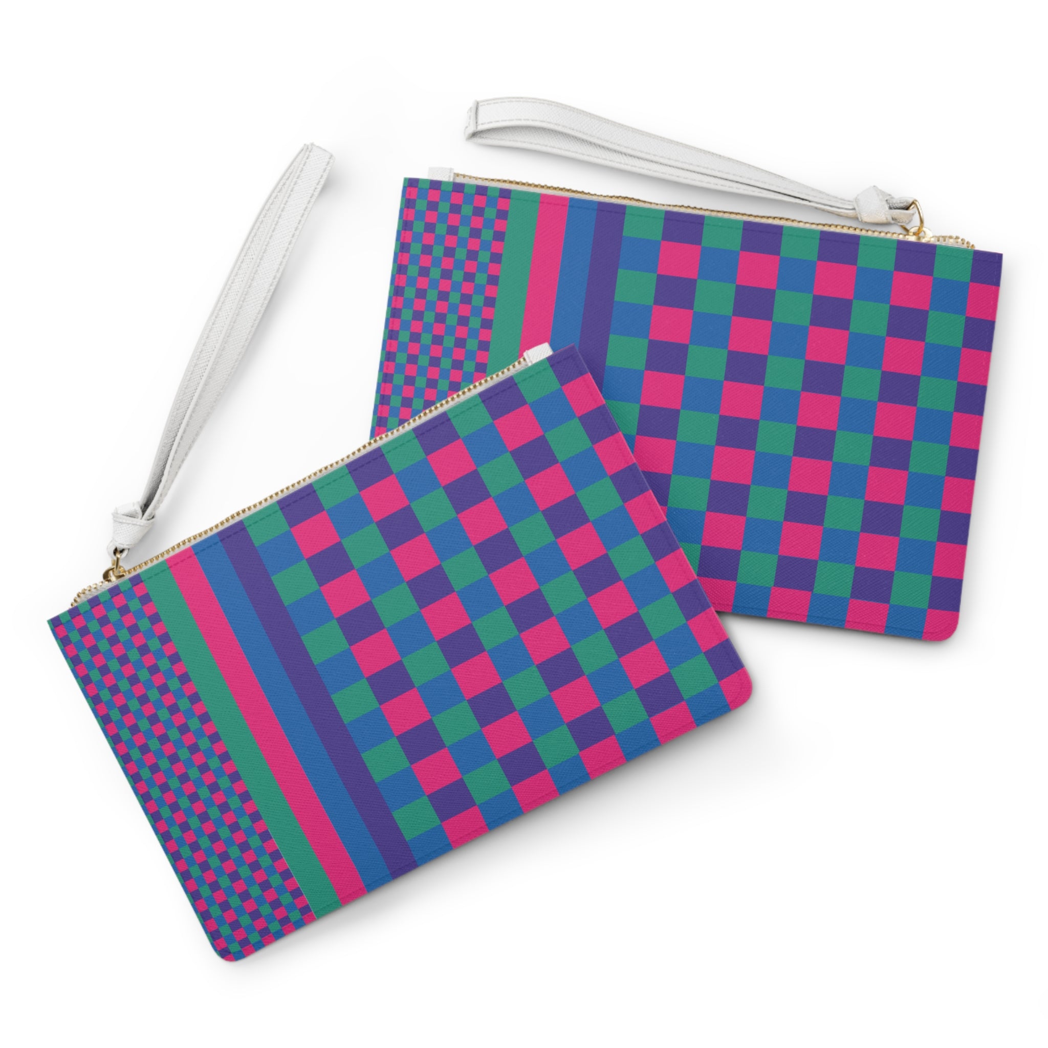 Colorblock Clutch Bag
