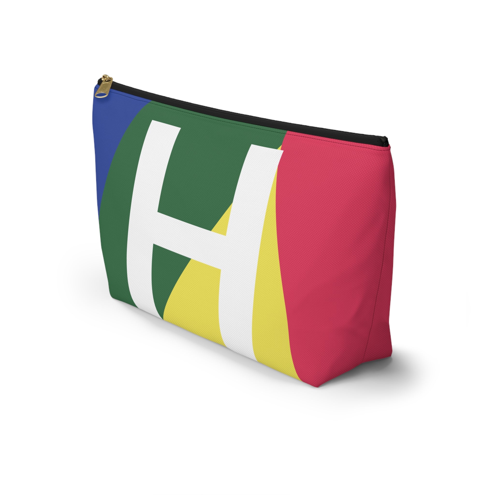 Colorblock Accessory Pouch — Monogram H T-Bottom Cosmetic Bag