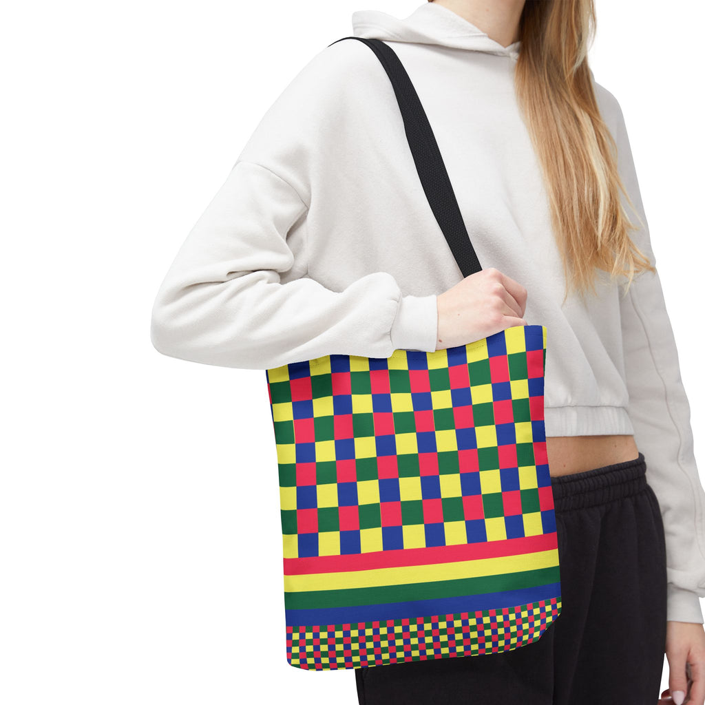 Colorblock Tote Bag