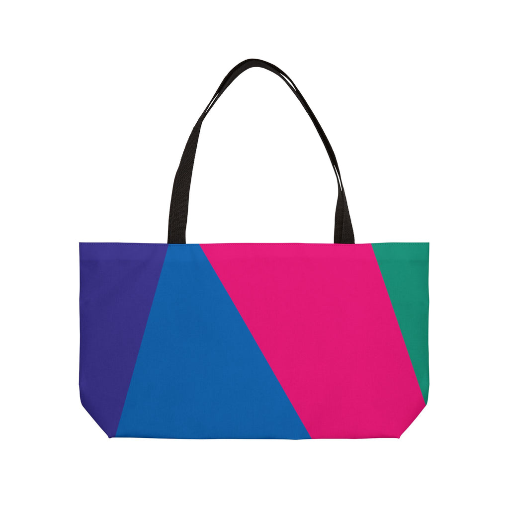 Colorblock Tote Bag