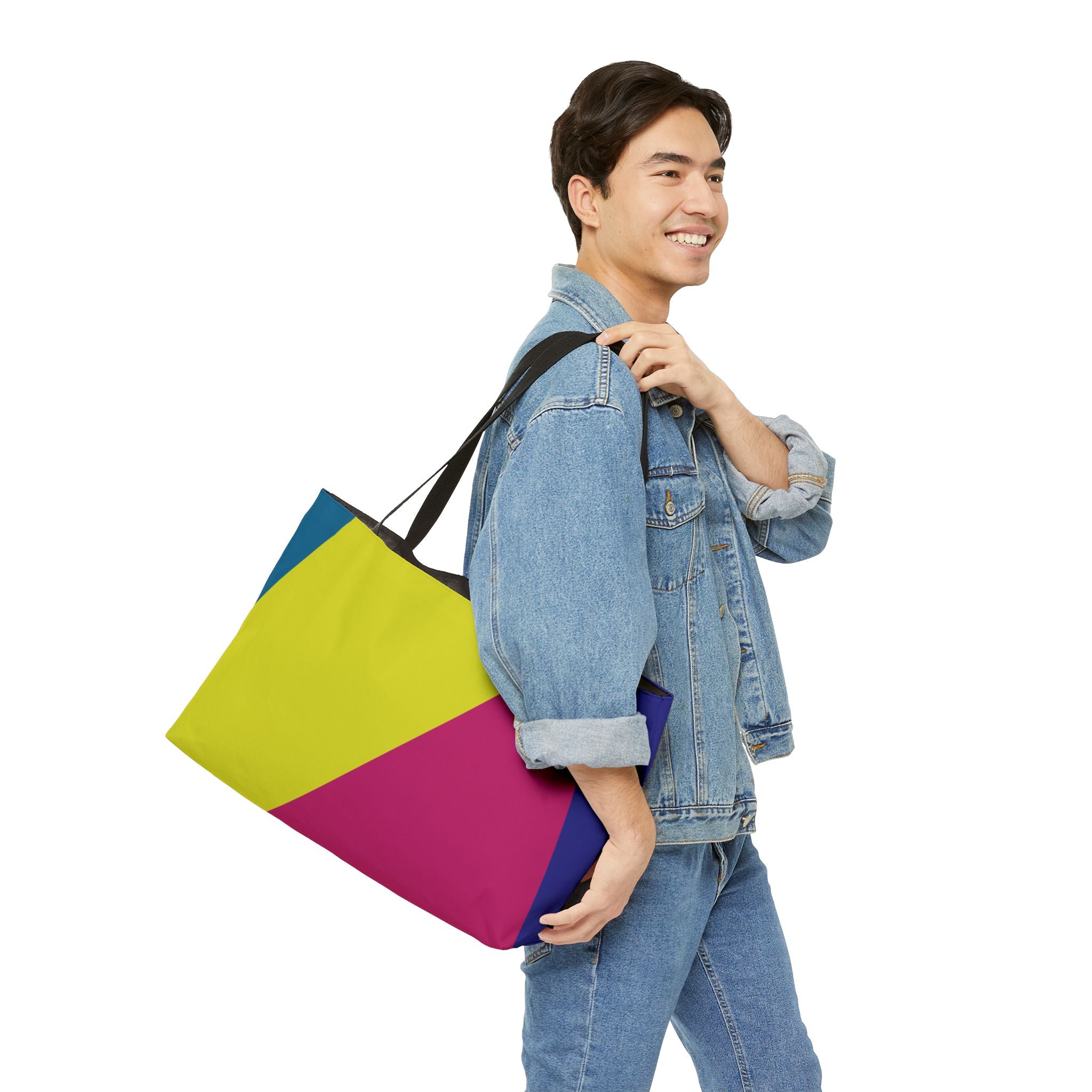 Colorblock Tote Bag