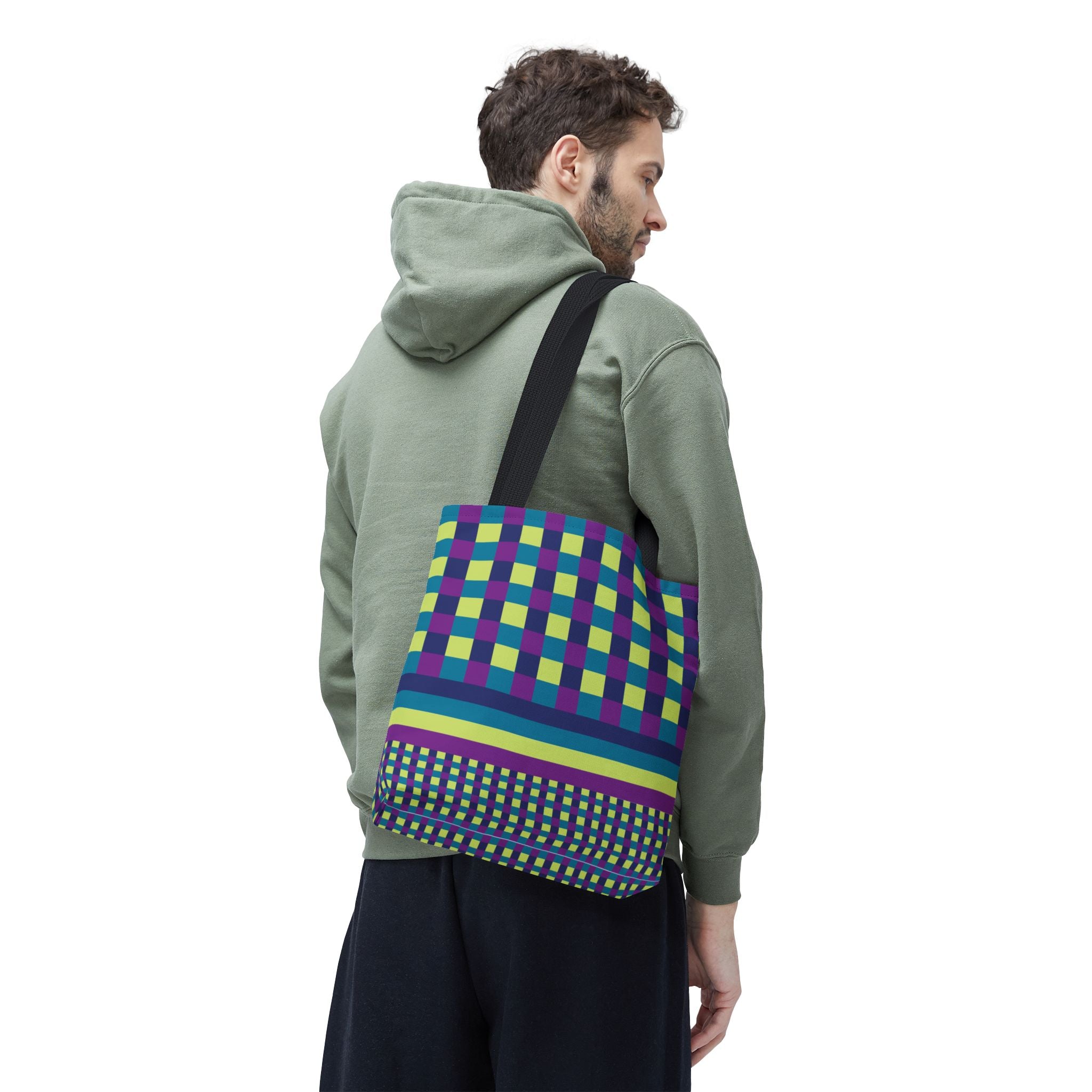 Colorblock Tote Bag