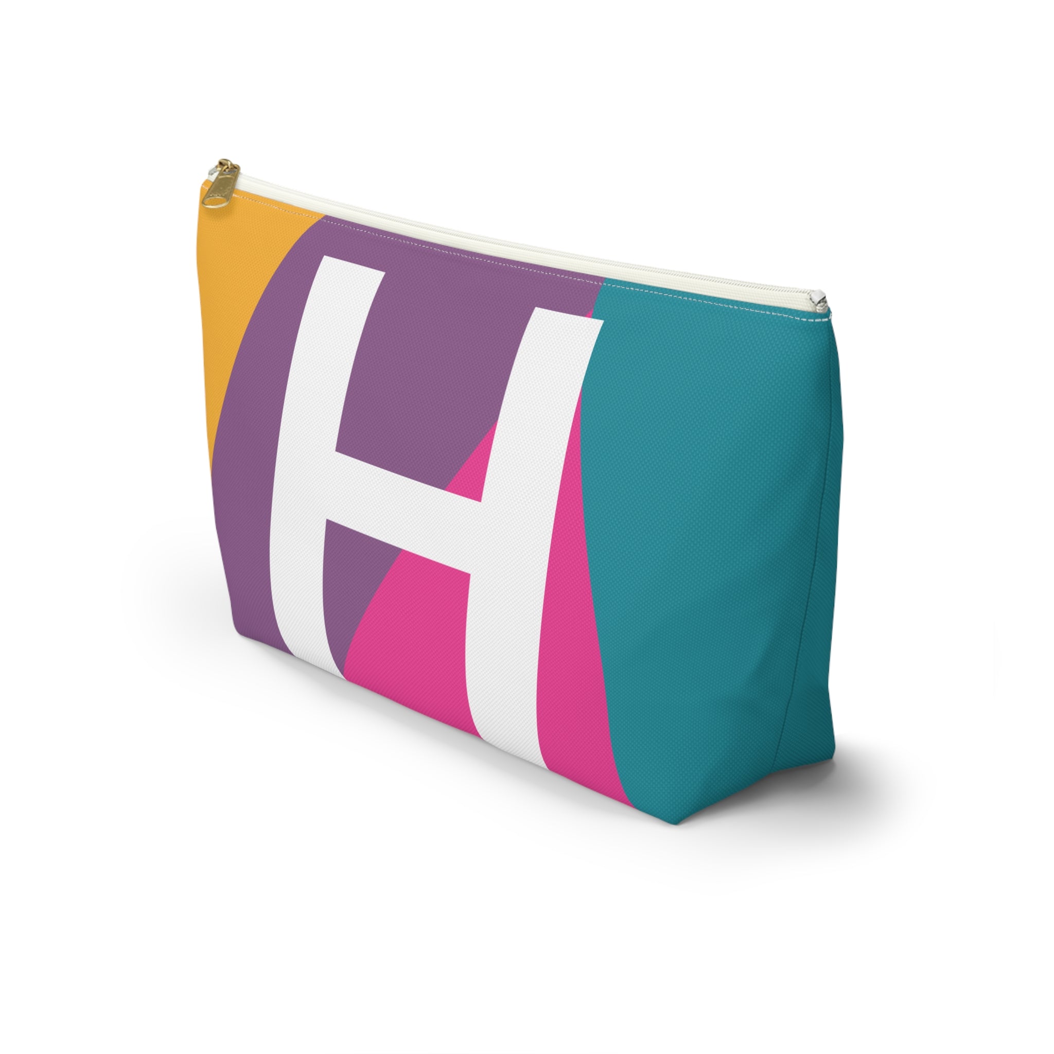 Colorblock Accessory Pouch — Monogram H T-Bottom Cosmetic Bag
