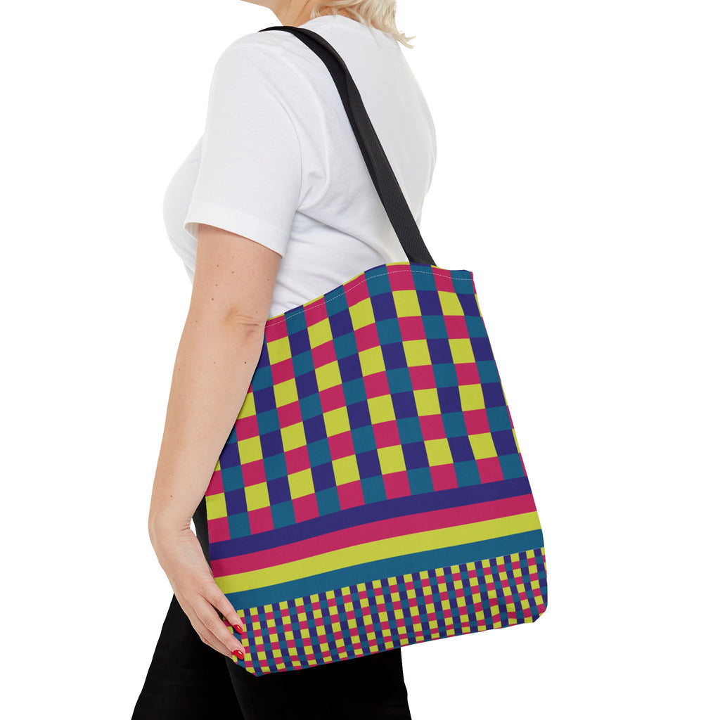 Colorblock Tote Bag
