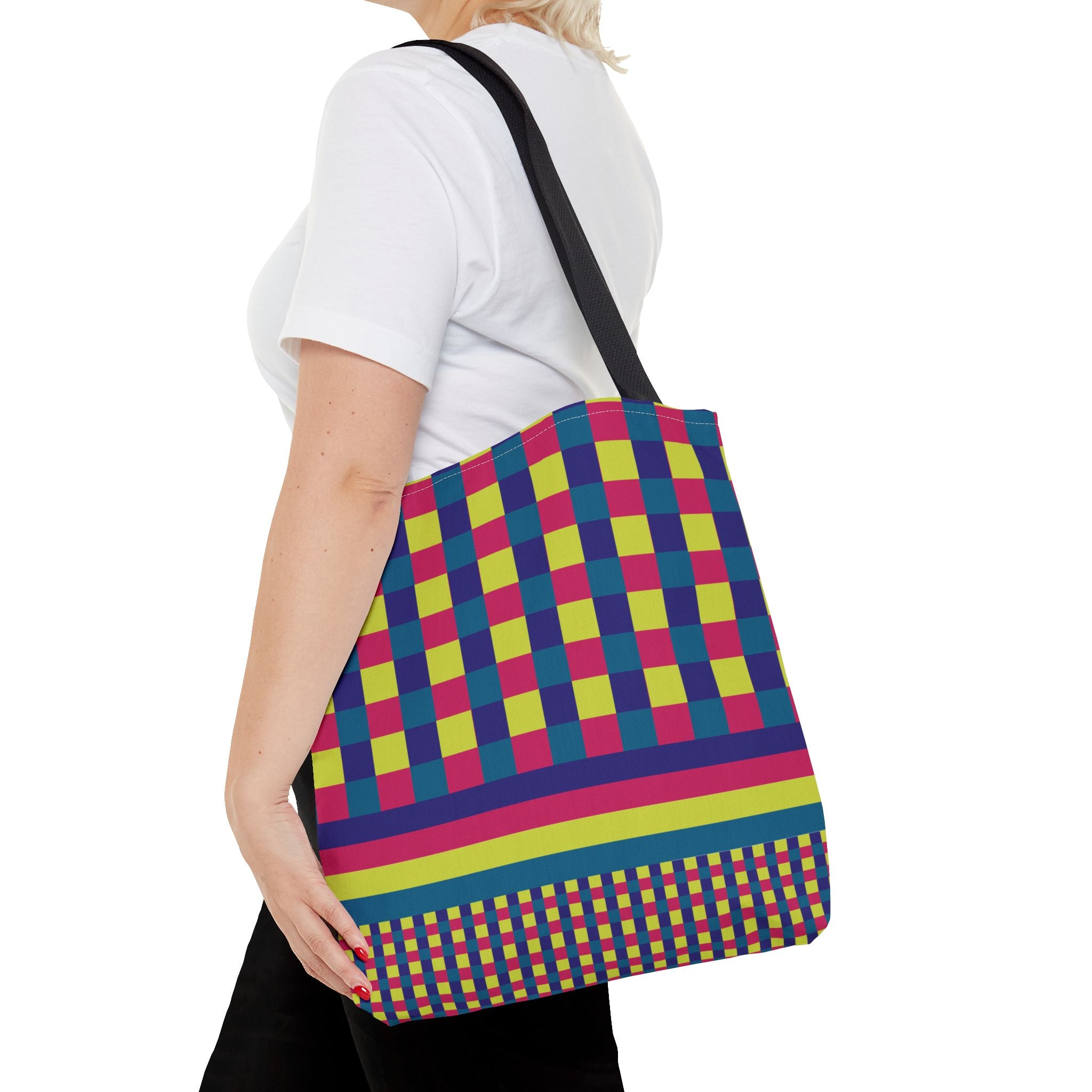 Colorblock Tote Bag