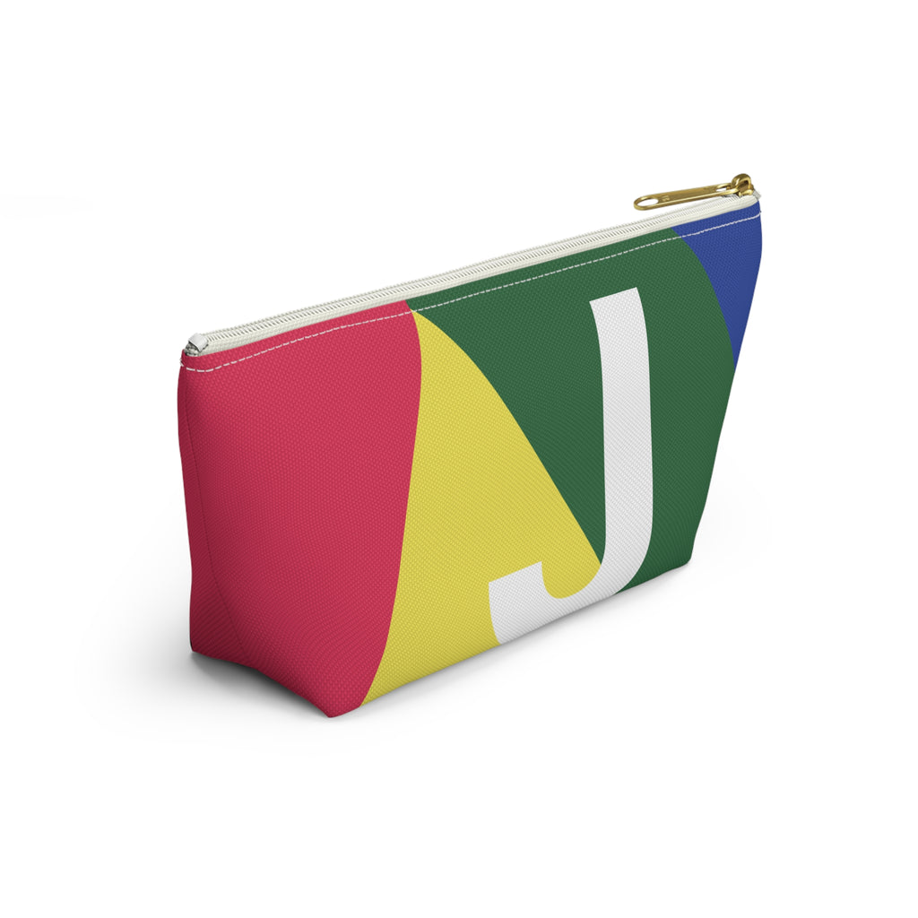 Colorblock Accessory Pouch — Monogram J T-Bottom Cosmetic Bag