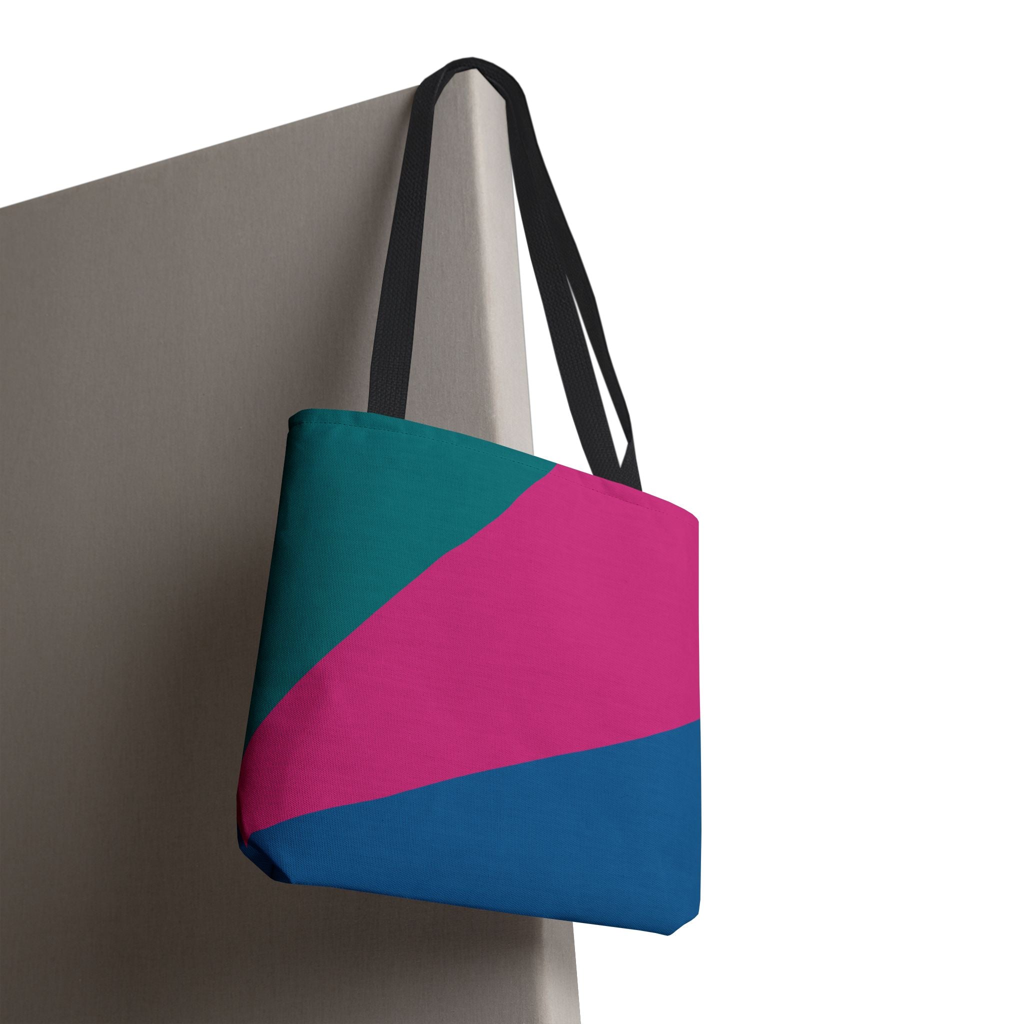 Colorblock Tote Bag