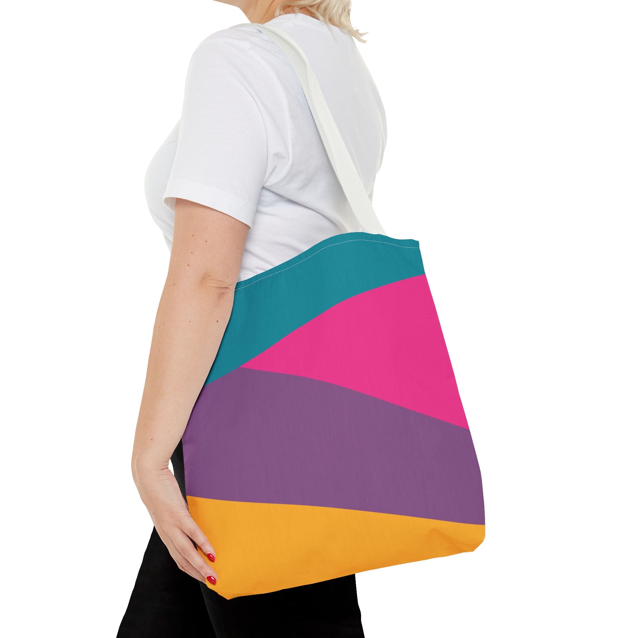 Colorblock Tote Bag