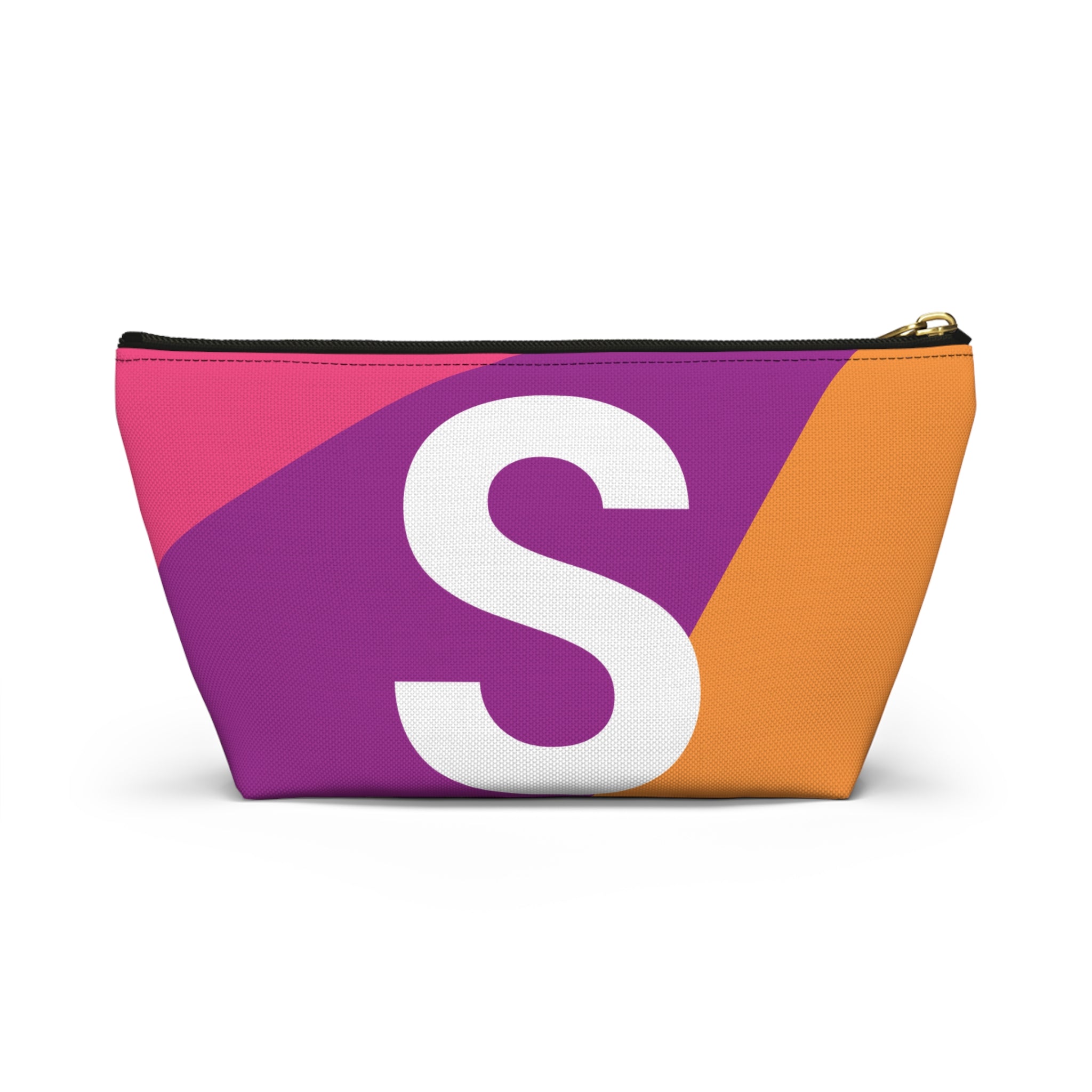 Colorblock Accessory Pouch — Monogram S T-Bottom Cosmetic Bag