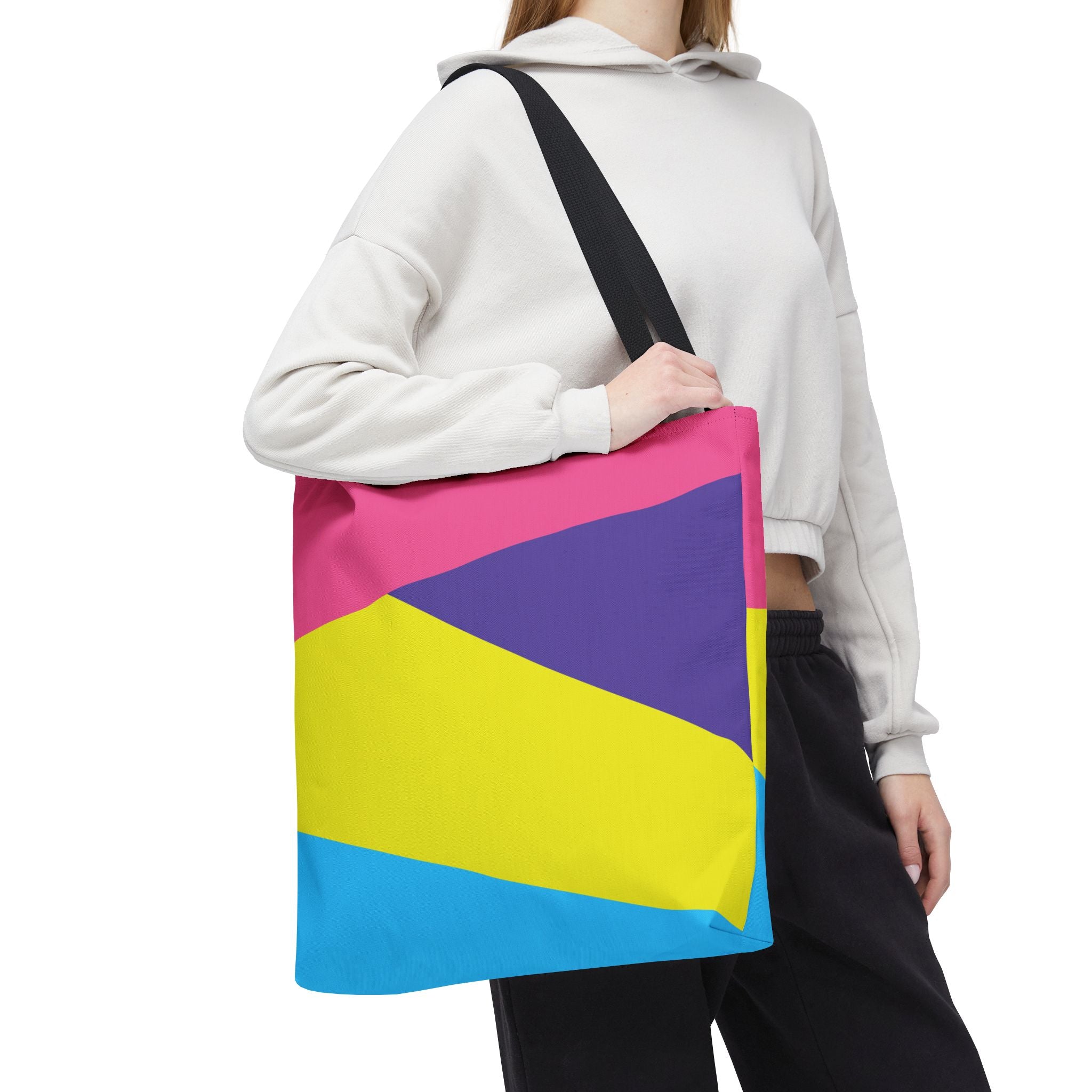 Colorblock Tote Bag