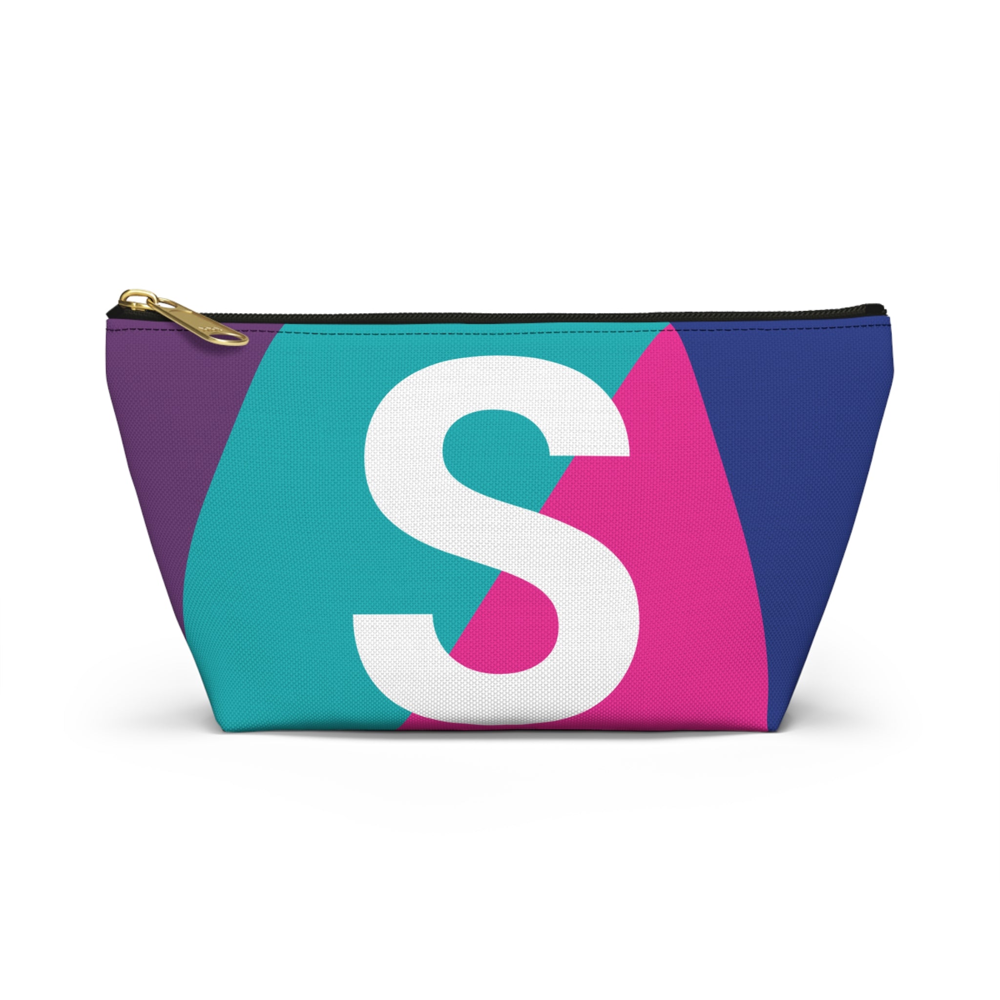 Colorblock Accessory Pouch — Monogram S T-Bottom Cosmetic Bag