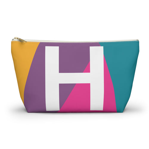 Colorblock Accessory Pouch — Monogram H T-Bottom Cosmetic Bag