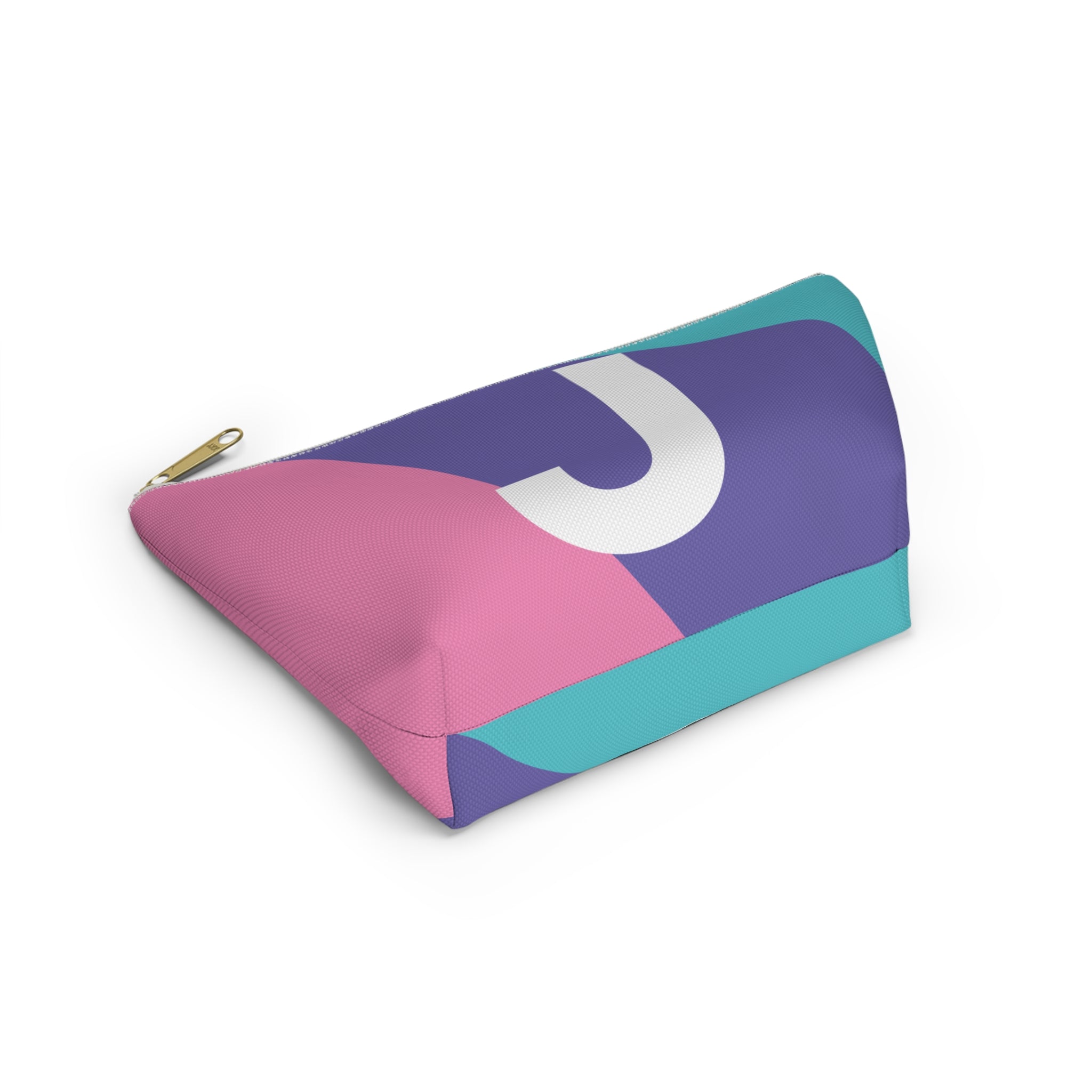 Colorblock Accessory Pouch — Monogram J T-Bottom Cosmetic Bag