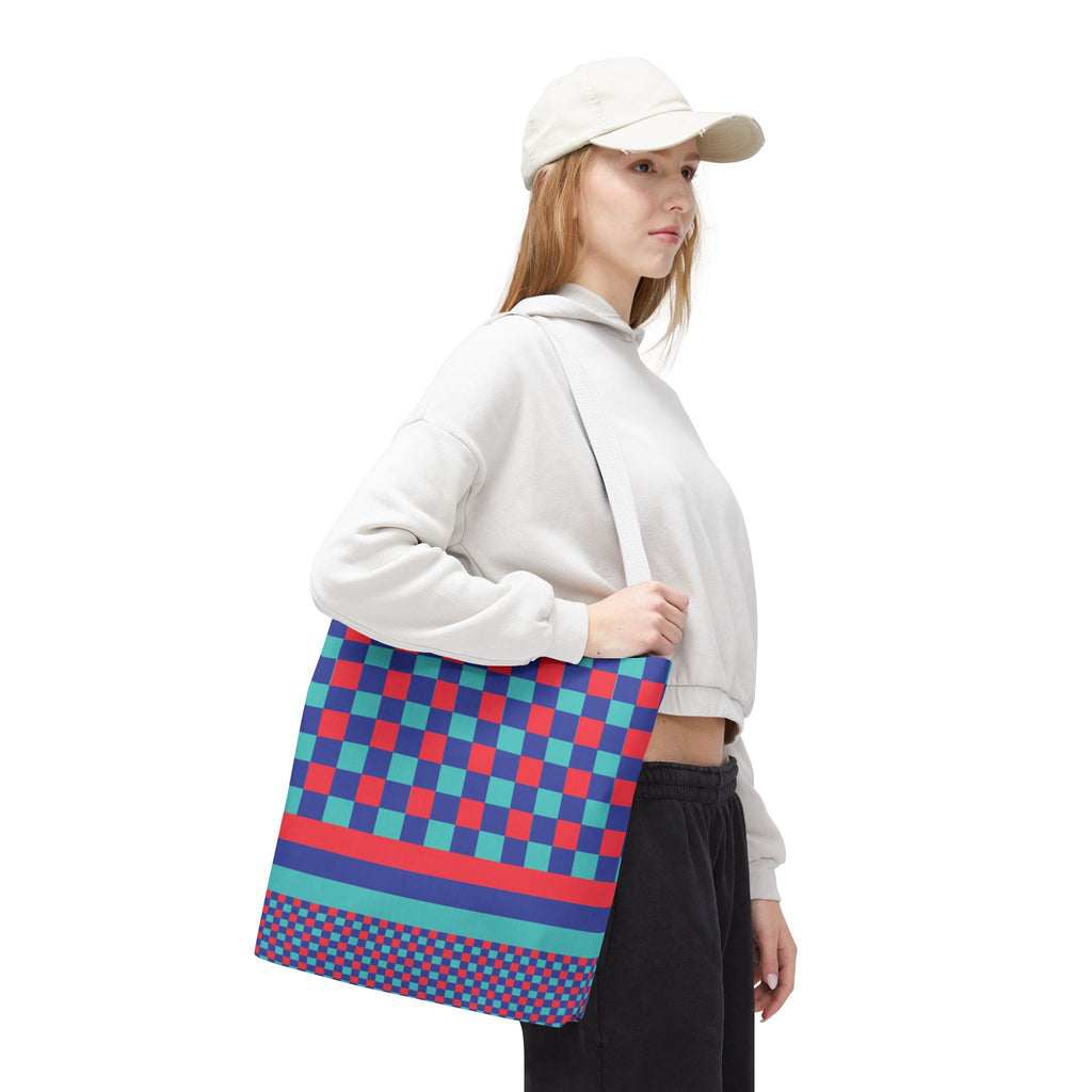 Colorblock Tote Bag
