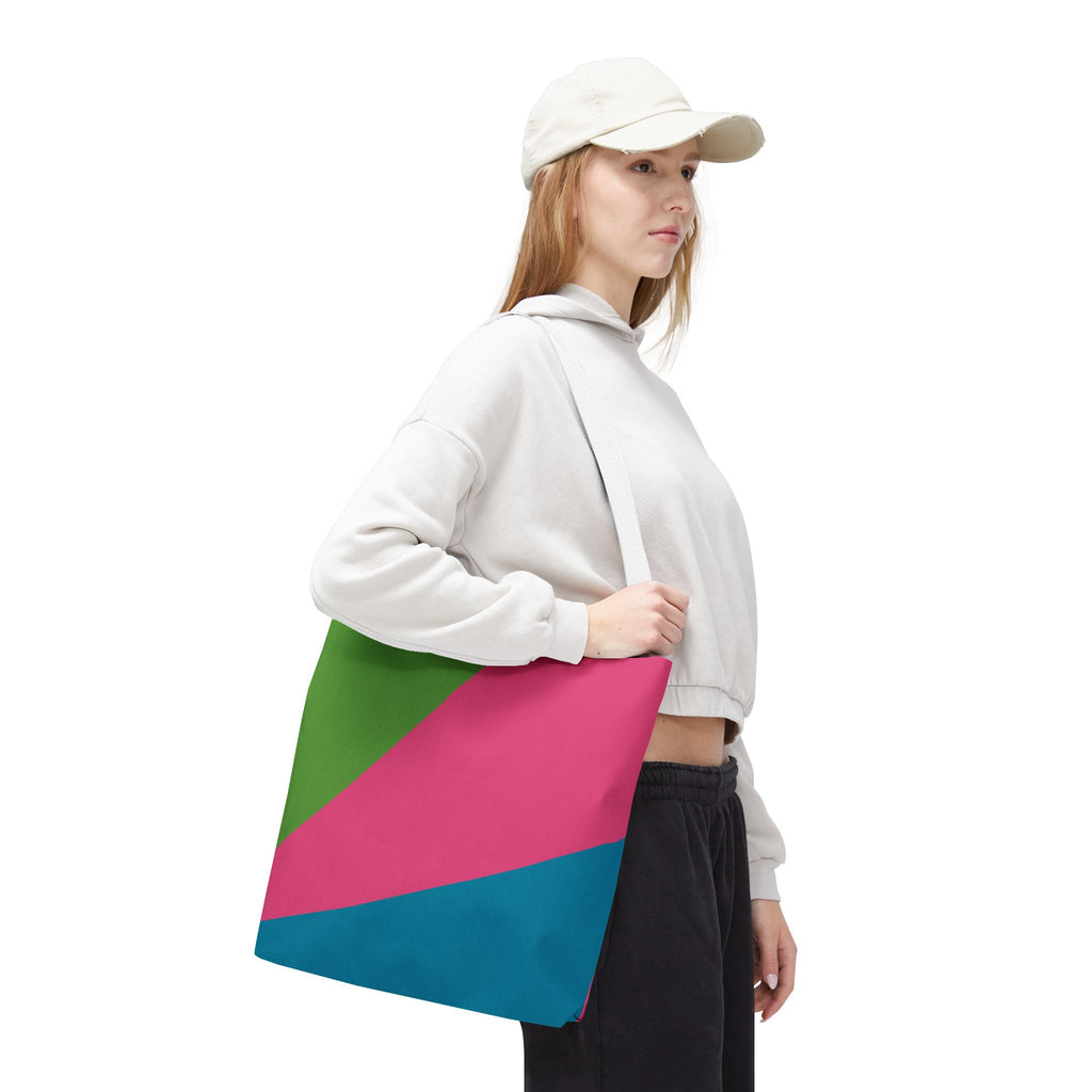 Colorblock Tote Bag