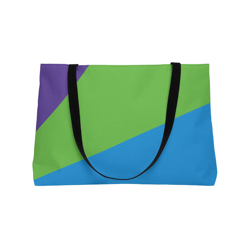Colorblock Tote Bag