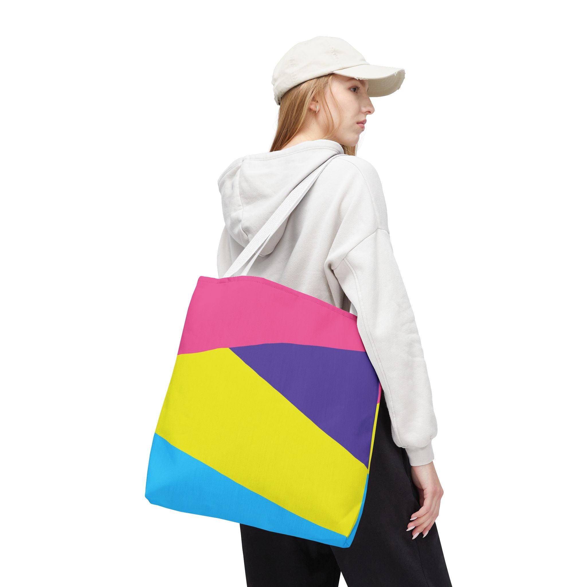 Colorblock Tote Bag