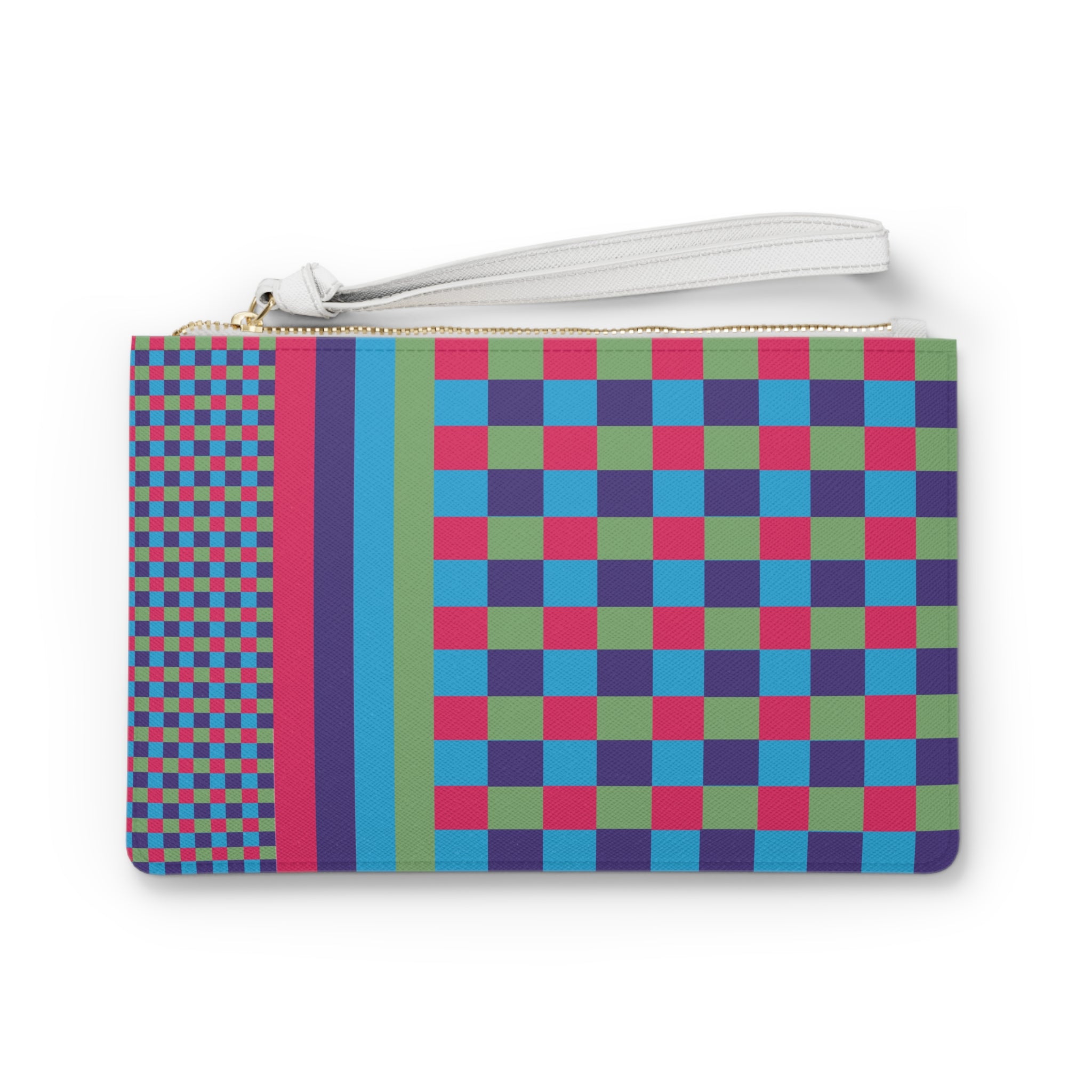 Colorblock Clutch Bag