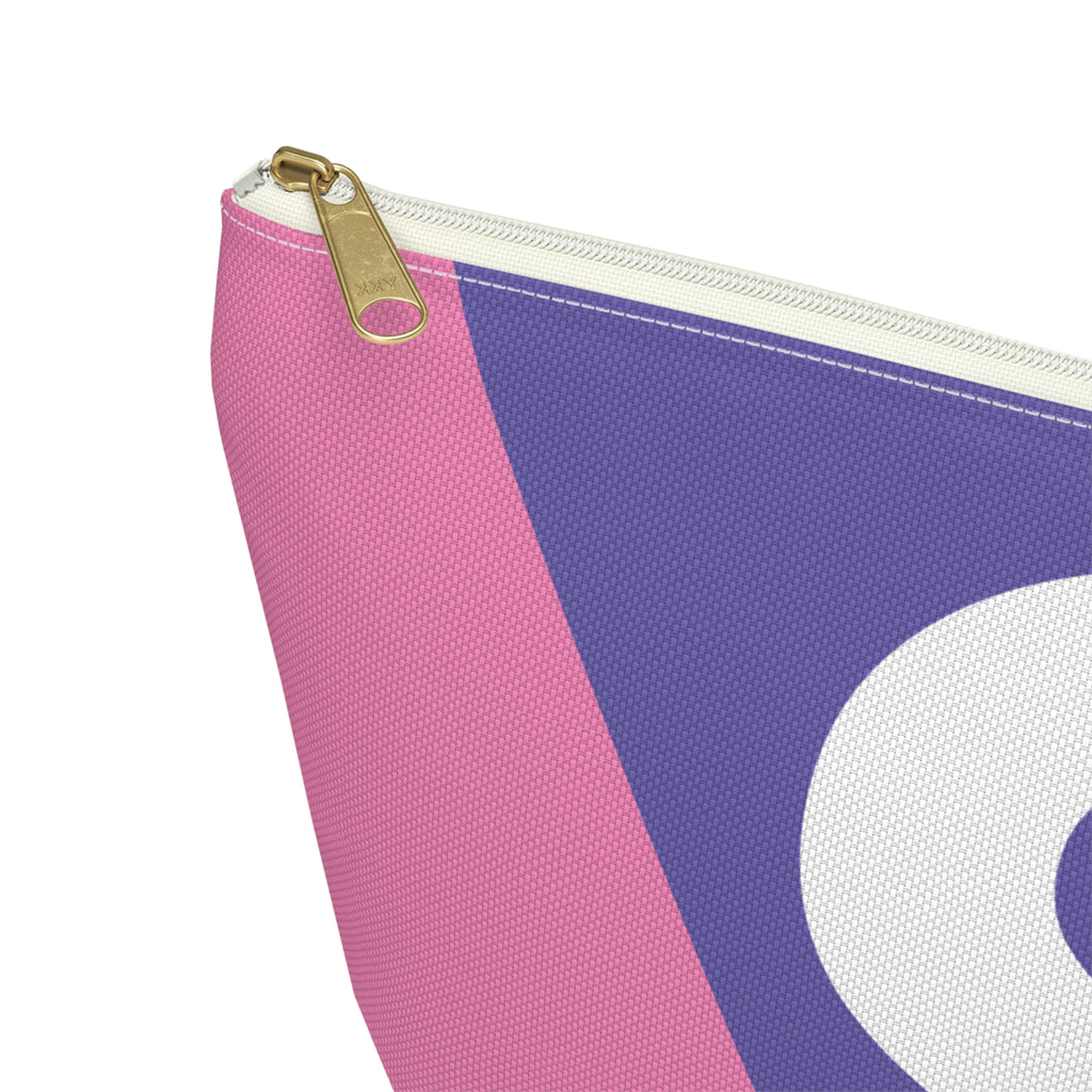 Colorblock Accessory Pouch — Monogram S T-Bottom Cosmetic Bag