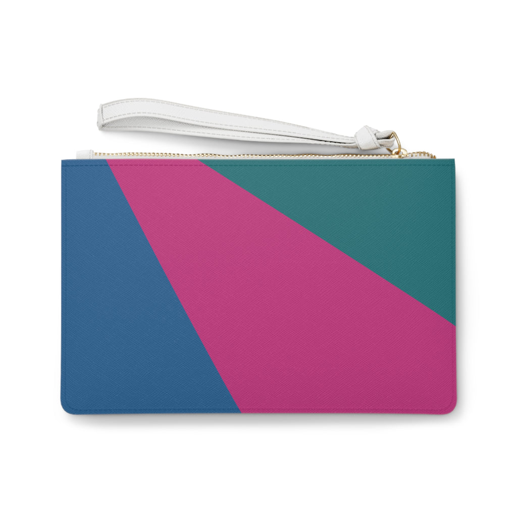 Retro Colorblock Clutch Bag | 80s & 90s Inspired