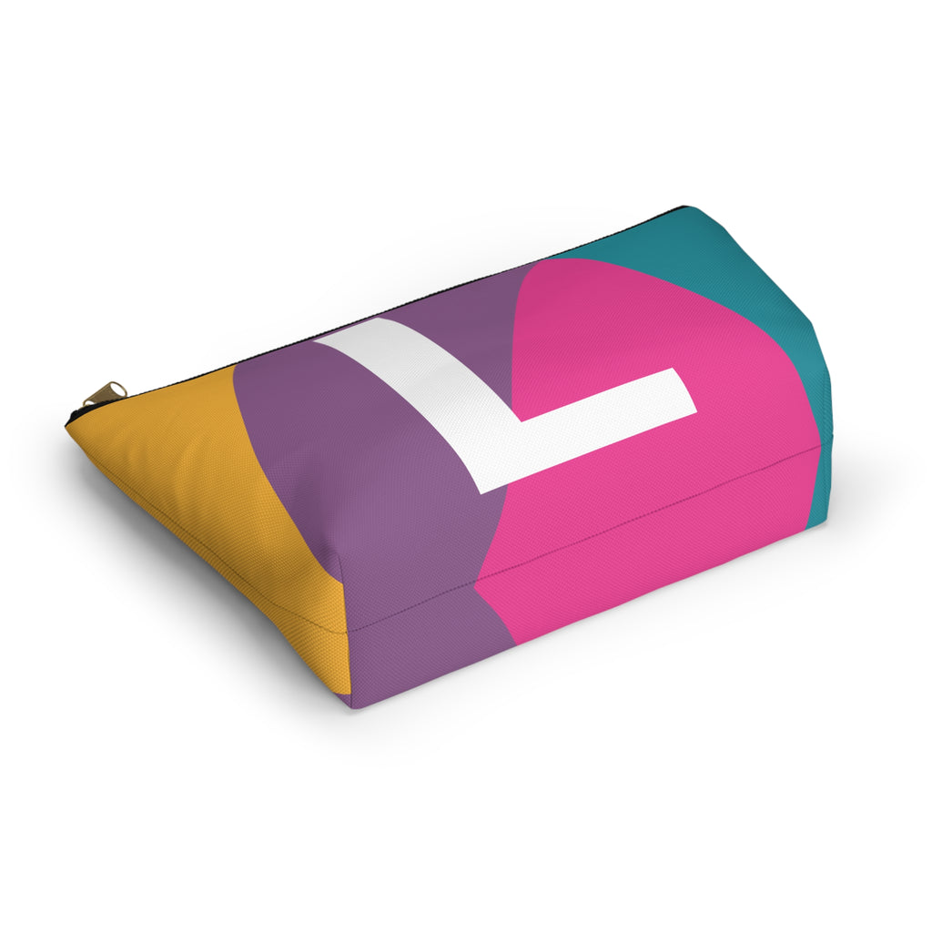 Colorblock Accessory Pouch — Monogram L T-Bottom Cosmetic Bag