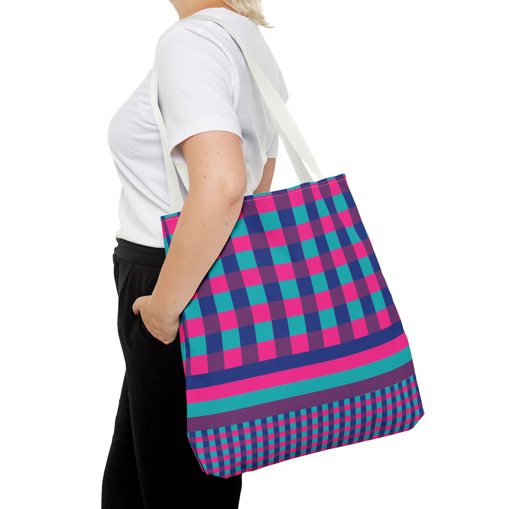 Colorblock Tote Bag