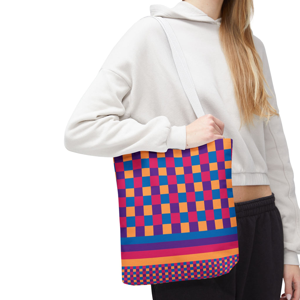 Colorblock Tote Bag