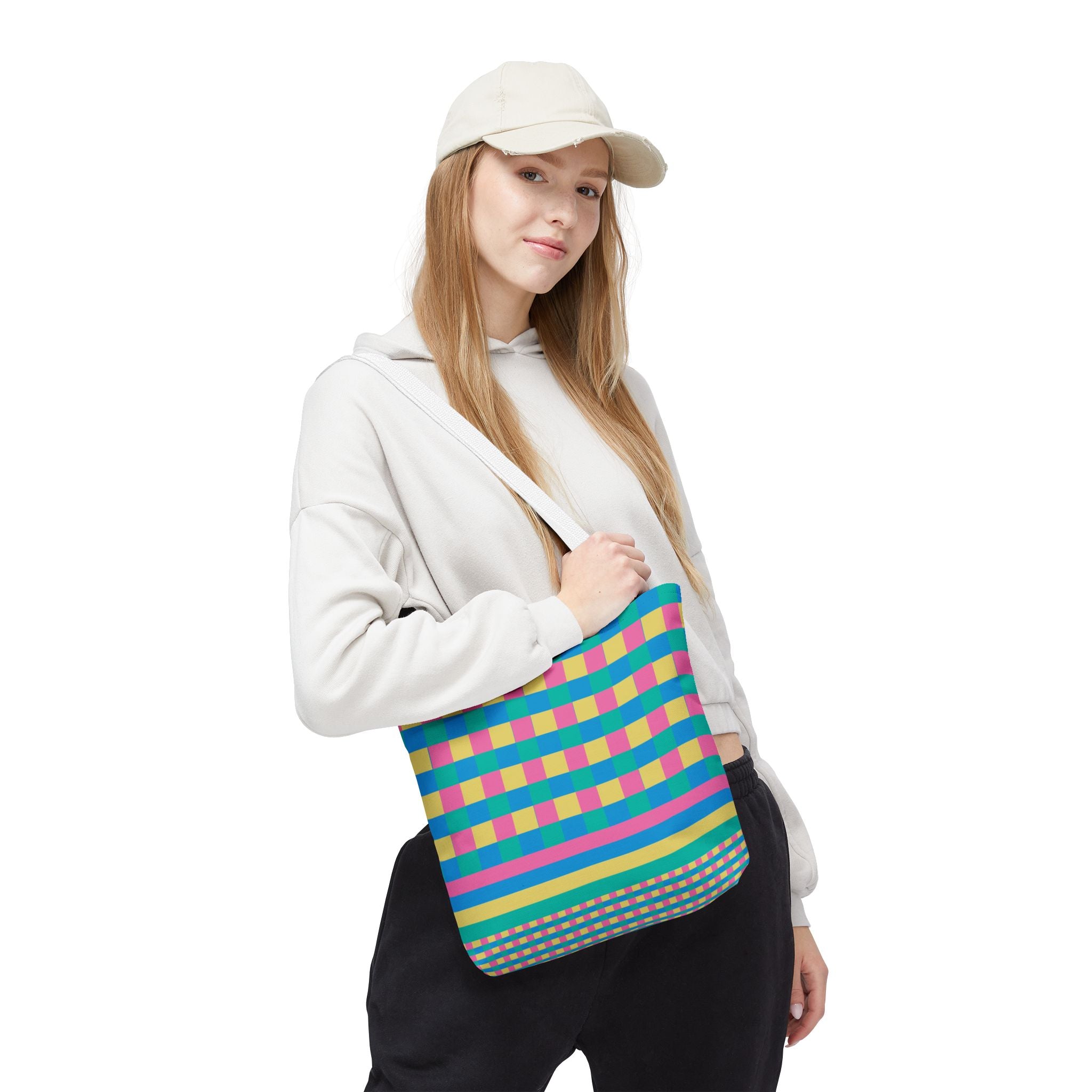 Colorblock Tote Bag
