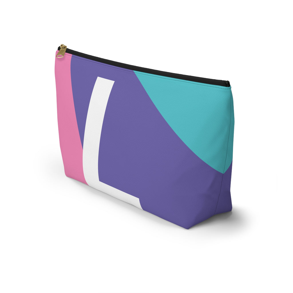 Colorblock Accessory Pouch — Monogram L T-Bottom Cosmetic Bag