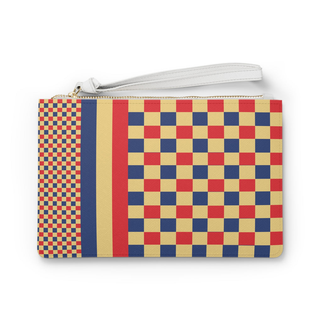 Colorblock Clutch Bag