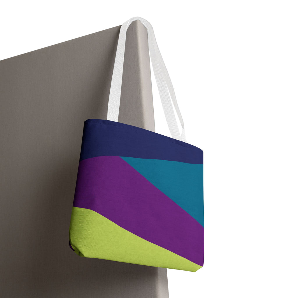 Colorblock Tote Bag