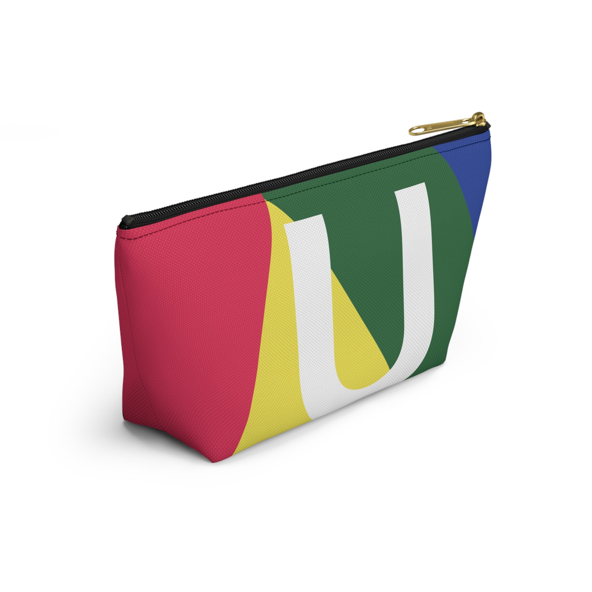 Colorblock Accessory Pouch — Monogram U T-Bottom Cosmetic Bag