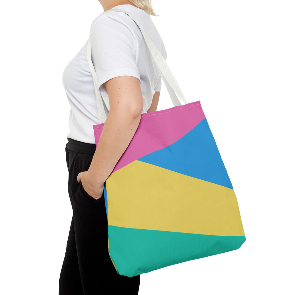 Colorblock Tote Bag
