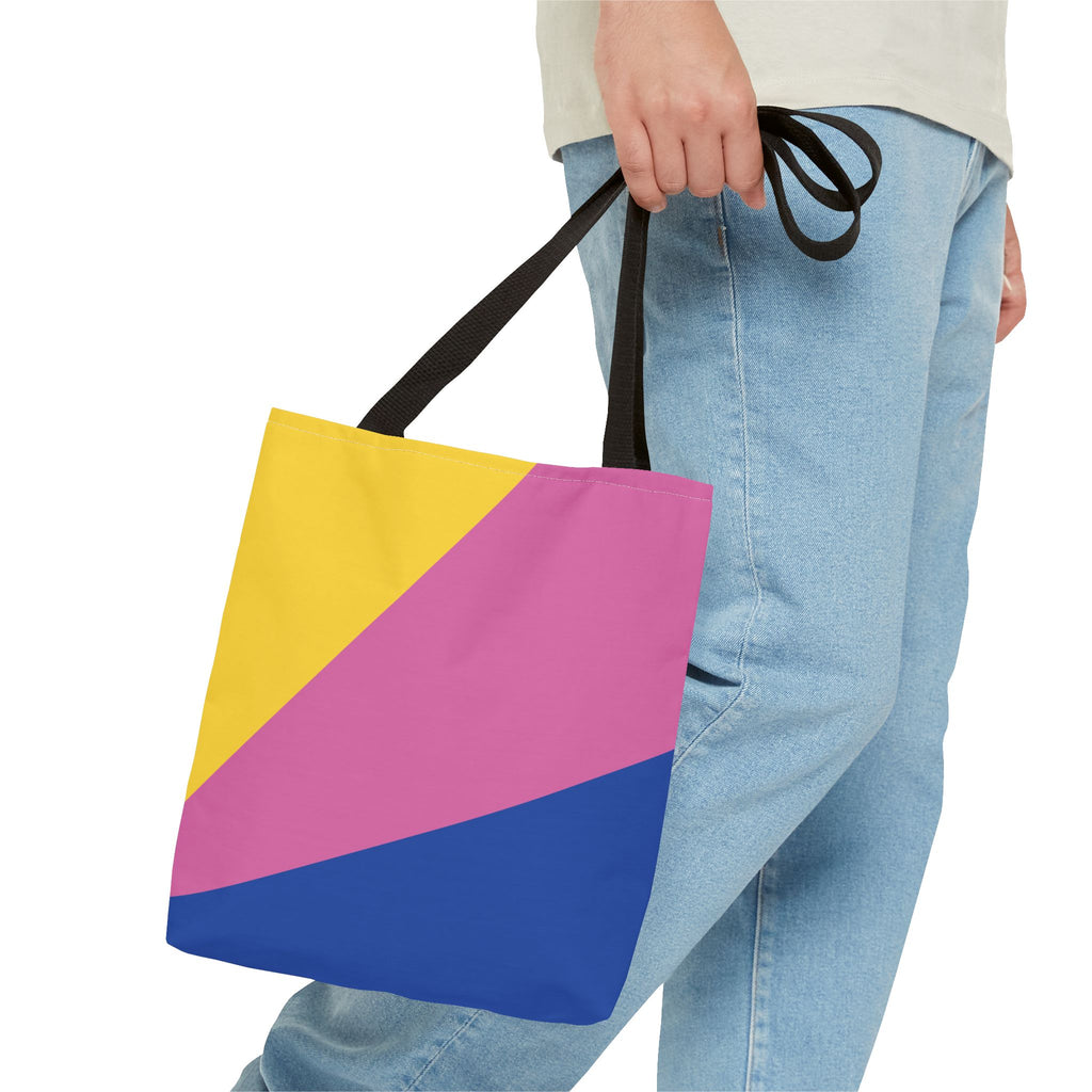 Colorblock Tote Bag