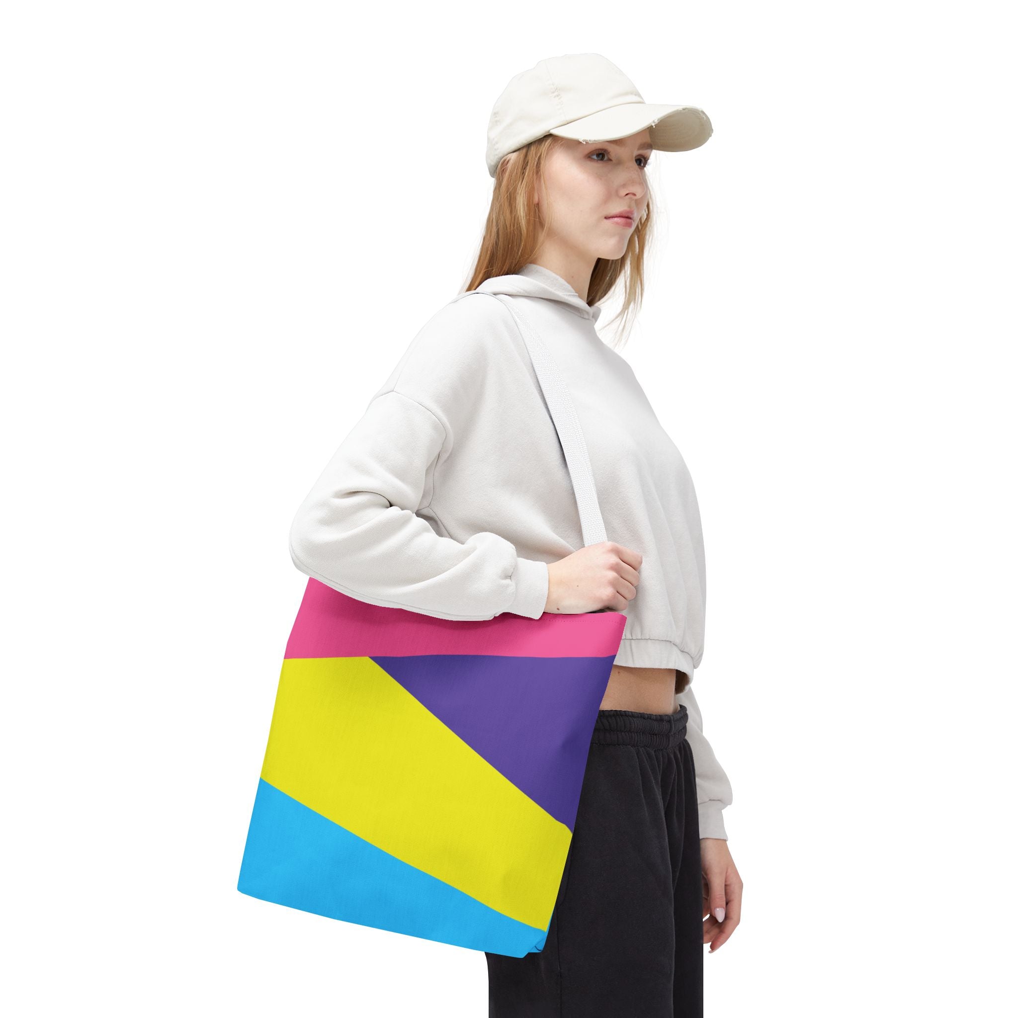 Colorblock Tote Bag