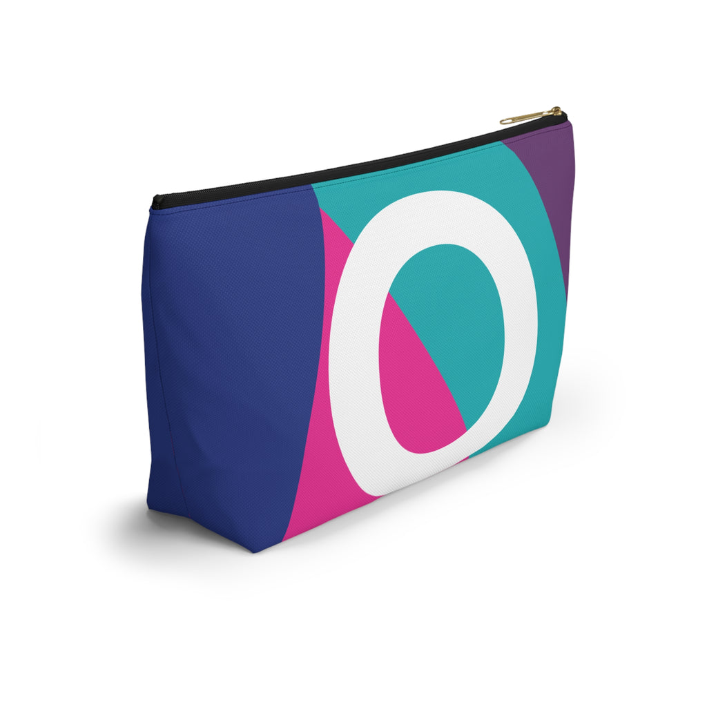 Colorblock Accessory Pouch — Monogram O T-Bottom Cosmetic Bag