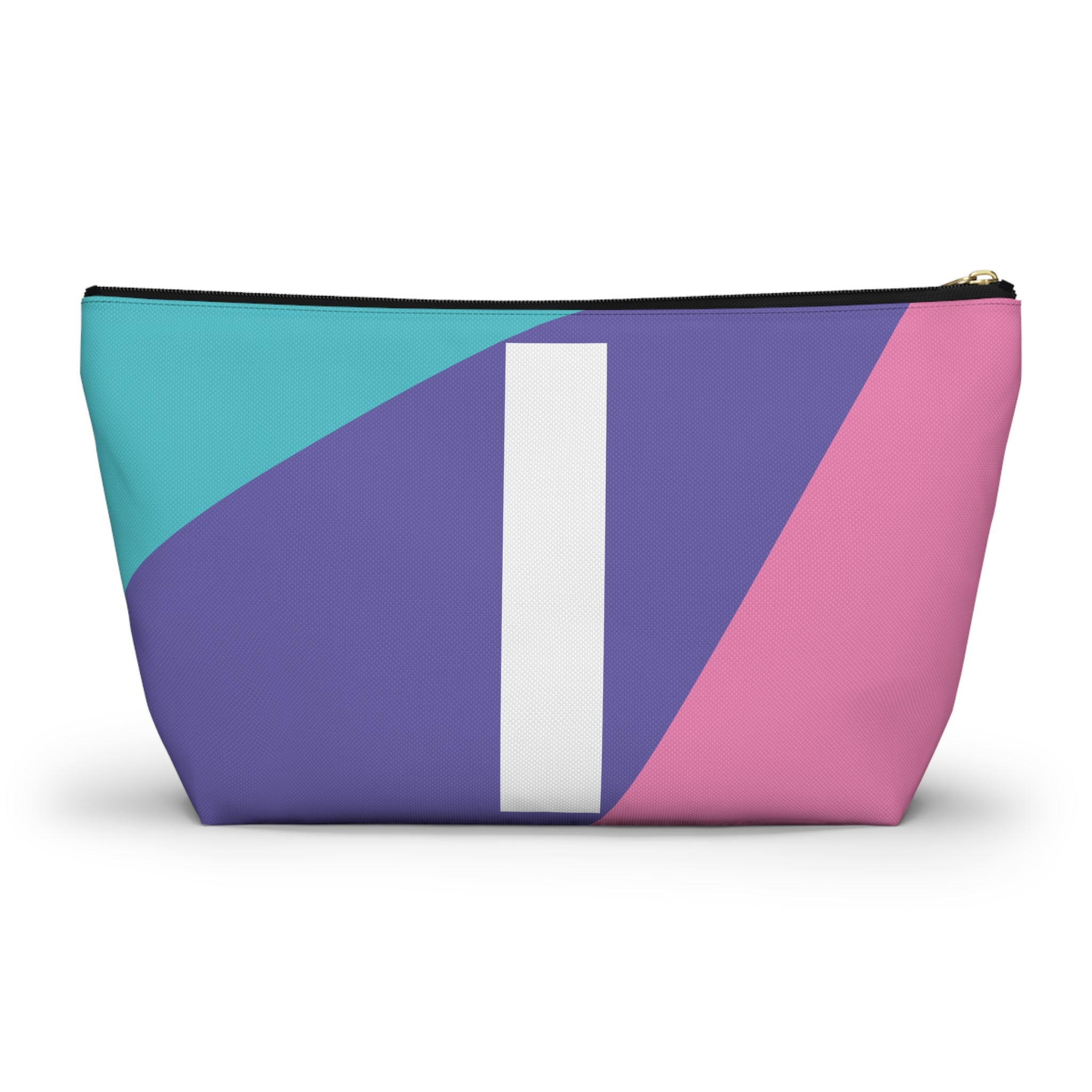 Colorblock Accessory Pouch — Monogram I T-Bottom Cosmetic Bag