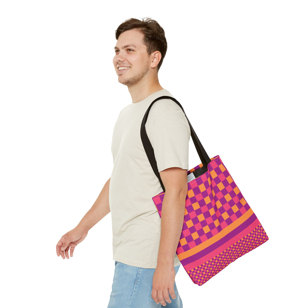 Colorblock Tote Bag