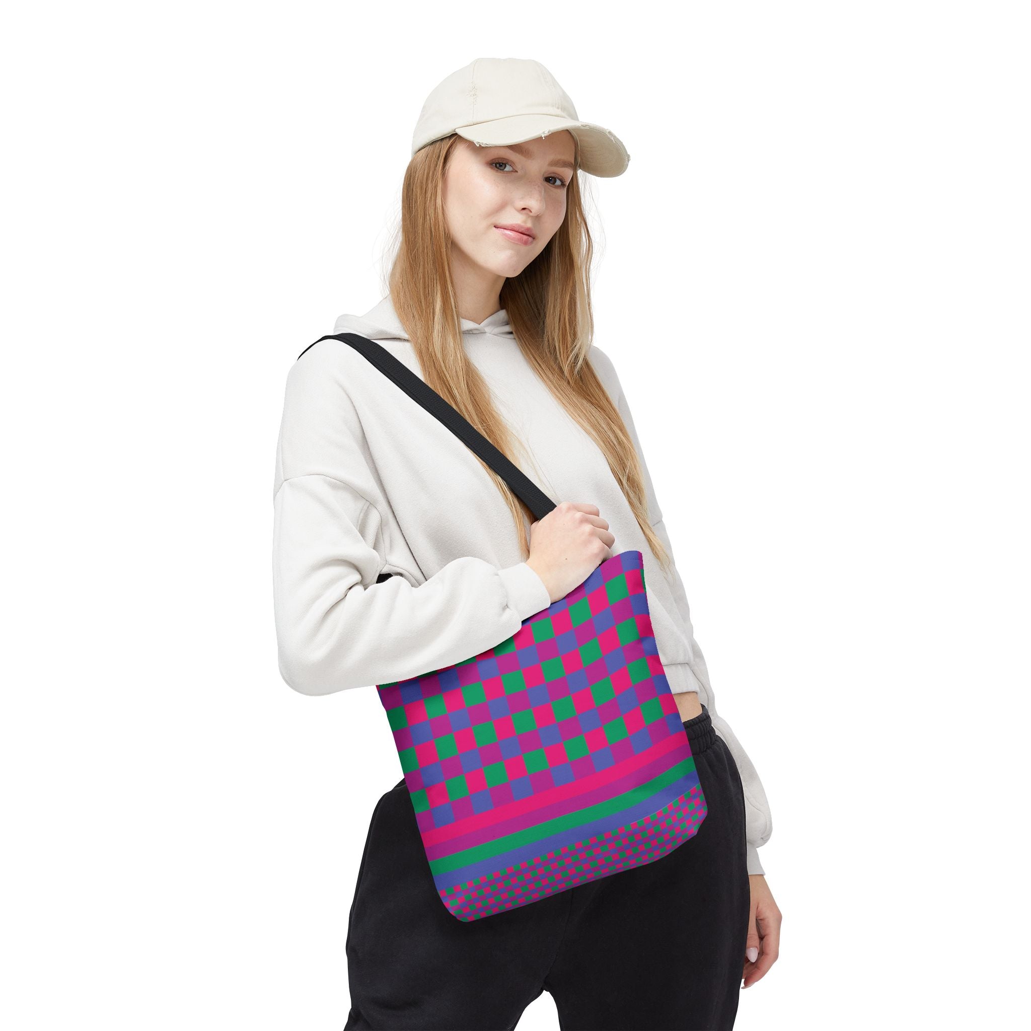 Colorblock Tote Bag
